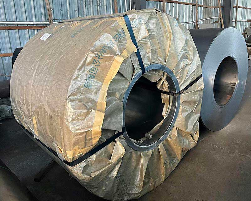 High-grade steel coils, the raw material for durable screens, at AGRO-GREENGO warehouse.